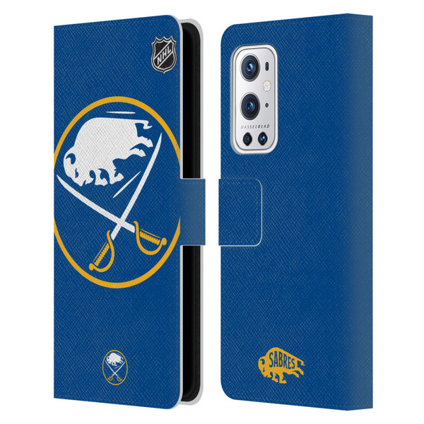 NHL Buffalo Sabres Oversized Leather Book Wallet Case Cover For OnePlus 9 Pro