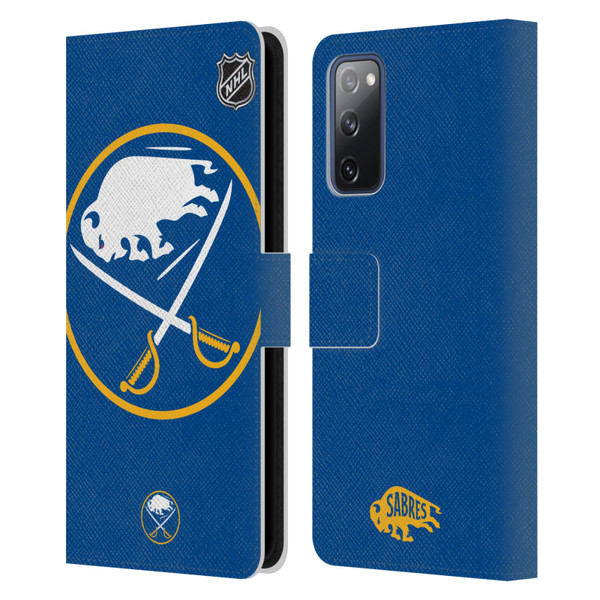 NHL Buffalo Sabres Oversized Leather Book Wallet Case Cover For Samsung Galaxy S20 FE / 5G