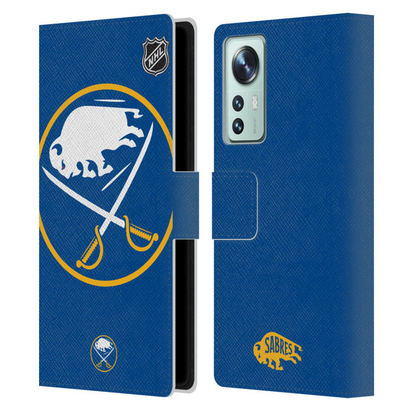 NHL Buffalo Sabres Oversized Leather Book Wallet Case Cover For Xiaomi 12