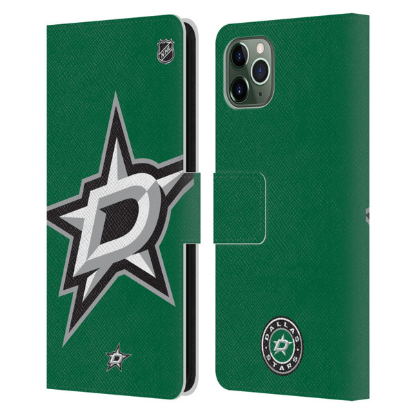 NHL Dallas Stars Oversized Leather Book Wallet Case Cover For Apple iPhone 11 Pro Max