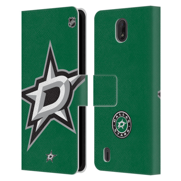 NHL Dallas Stars Oversized Leather Book Wallet Case Cover For Nokia C01 Plus/C1 2nd Edition