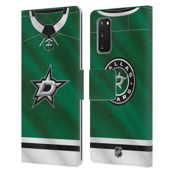 NHL Dallas Stars Jersey Leather Book Wallet Case Cover For Samsung Galaxy S20 / S20 5G