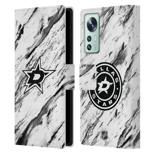 NHL Dallas Stars Marble Leather Book Wallet Case Cover For Xiaomi 12