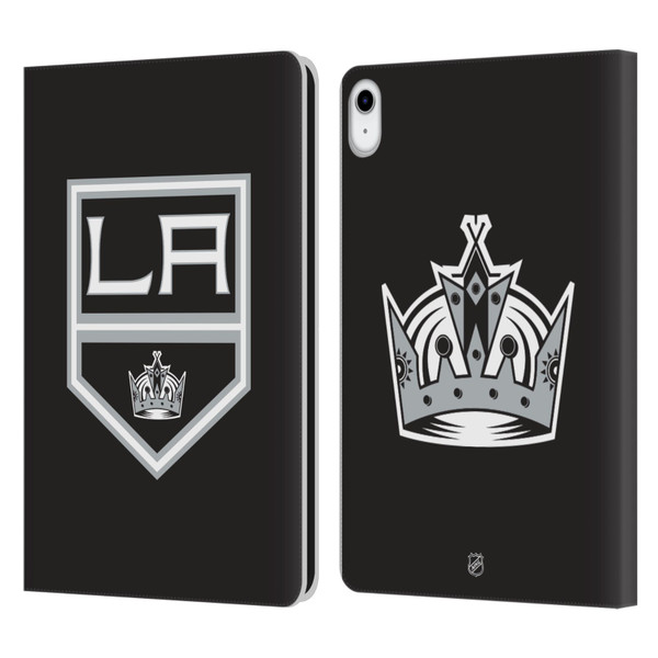 NHL Los Angeles Kings Plain Leather Book Wallet Case Cover For Apple iPad 10.9 (2022)