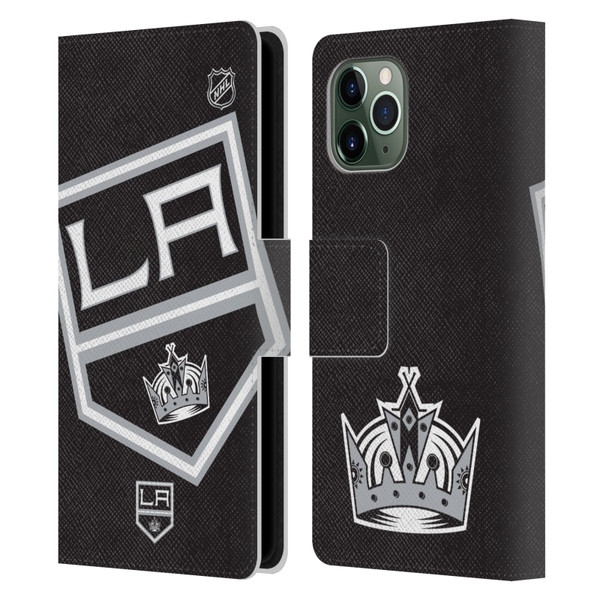 NHL Los Angeles Kings Oversized Leather Book Wallet Case Cover For Apple iPhone 11 Pro