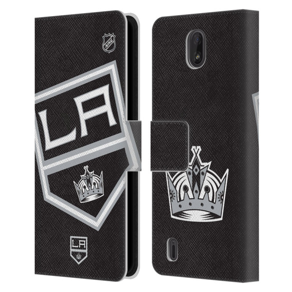 NHL Los Angeles Kings Oversized Leather Book Wallet Case Cover For Nokia C01 Plus/C1 2nd Edition
