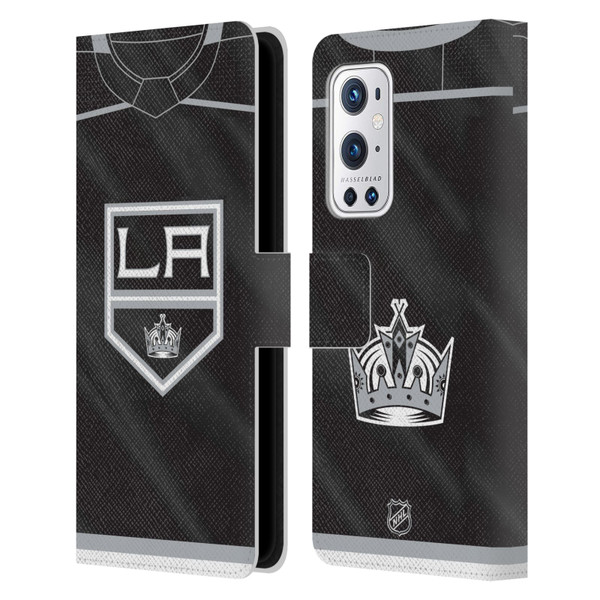 NHL Los Angeles Kings Jersey Leather Book Wallet Case Cover For OnePlus 9 Pro