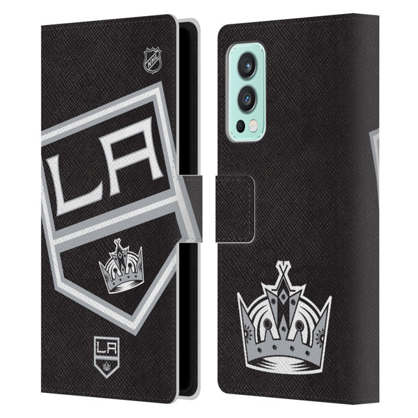 NHL Los Angeles Kings Oversized Leather Book Wallet Case Cover For OnePlus Nord 2 5G