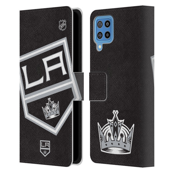 NHL Los Angeles Kings Oversized Leather Book Wallet Case Cover For Samsung Galaxy F22 (2021)