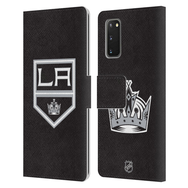 NHL Los Angeles Kings Plain Leather Book Wallet Case Cover For Samsung Galaxy S20 / S20 5G