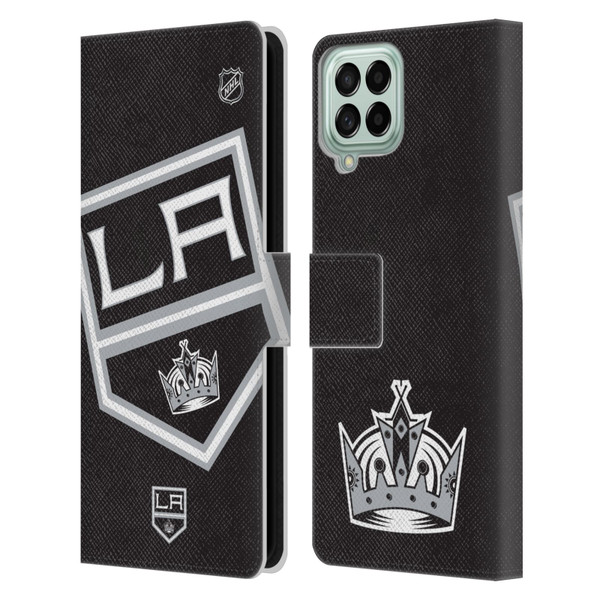 NHL Los Angeles Kings Oversized Leather Book Wallet Case Cover For Samsung Galaxy M33 (2022)