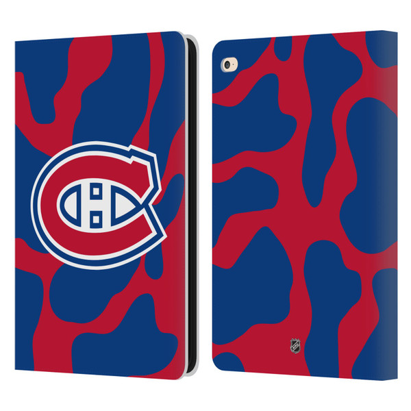 NHL Montreal Canadiens Cow Pattern Leather Book Wallet Case Cover For Apple iPad Air 2 (2014)