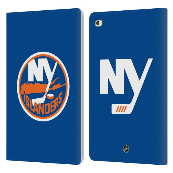 NHL New York Islanders Plain Leather Book Wallet Case Cover For Apple iPad mini 4