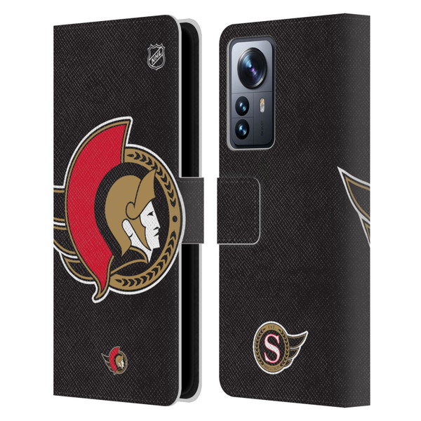 NHL Ottawa Senators Oversized Leather Book Wallet Case Cover For Xiaomi 12 Pro