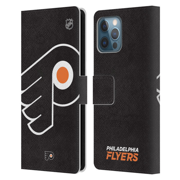 NHL Philadelphia Flyers Oversized Leather Book Wallet Case Cover For Apple iPhone 12 Pro Max