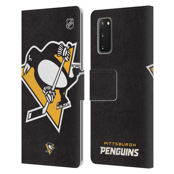 NHL Pittsburgh Penguins Oversized Leather Book Wallet Case Cover For Samsung Galaxy S20 / S20 5G