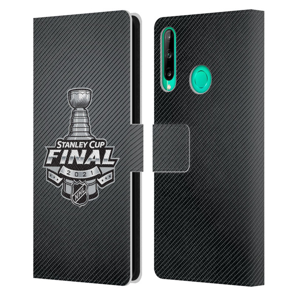 NHL 2021 Stanley Cup Final Stripes Leather Book Wallet Case Cover For Huawei P40 lite E