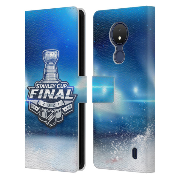 NHL 2021 Stanley Cup Final Stadium Leather Book Wallet Case Cover For Nokia C21