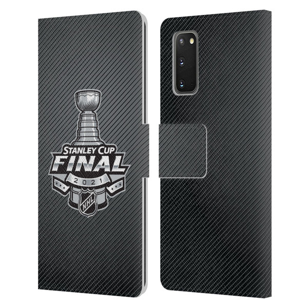 NHL 2021 Stanley Cup Final Stripes Leather Book Wallet Case Cover For Samsung Galaxy S20 / S20 5G