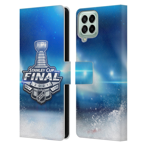 NHL 2021 Stanley Cup Final Stadium Leather Book Wallet Case Cover For Samsung Galaxy M33 (2022)