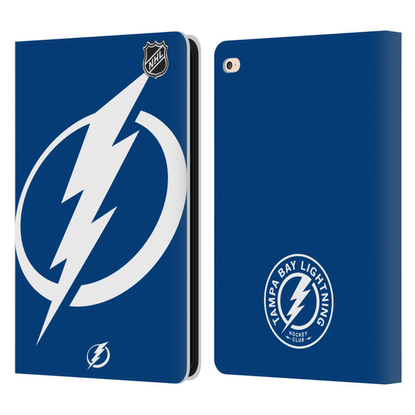 NHL Tampa Bay Lightning Oversized Leather Book Wallet Case Cover For Apple iPad Air 2 (2014)