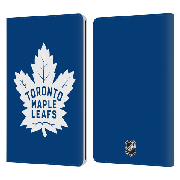 NHL Toronto Maple Leafs Plain Leather Book Wallet Case Cover For Amazon Kindle Paperwhite 1 / 2 / 3