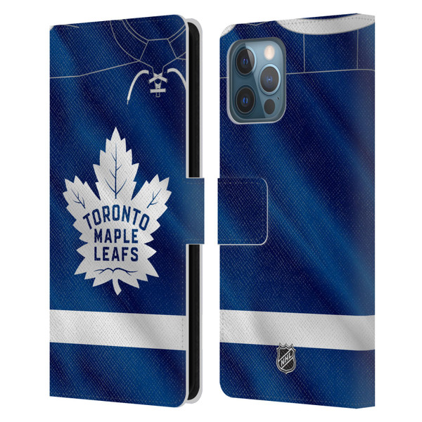 NHL Toronto Maple Leafs Jersey Leather Book Wallet Case Cover For Apple iPhone 12 Pro Max