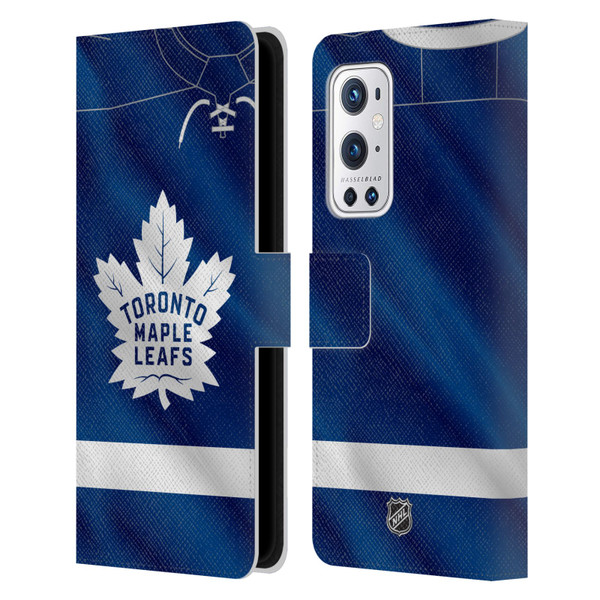 NHL Toronto Maple Leafs Jersey Leather Book Wallet Case Cover For OnePlus 9 Pro