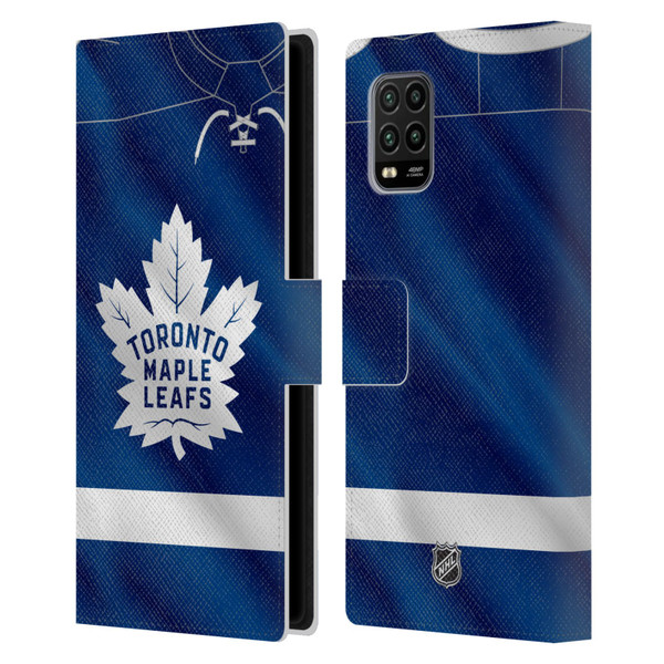 NHL Toronto Maple Leafs Jersey Leather Book Wallet Case Cover For Xiaomi Mi 10 Lite 5G