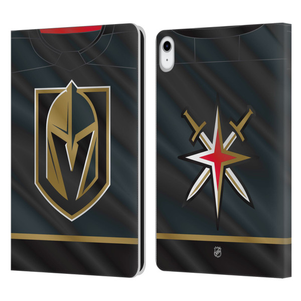 NHL Vegas Golden Knights Jersey Leather Book Wallet Case Cover For Apple iPad 10.9 (2022)