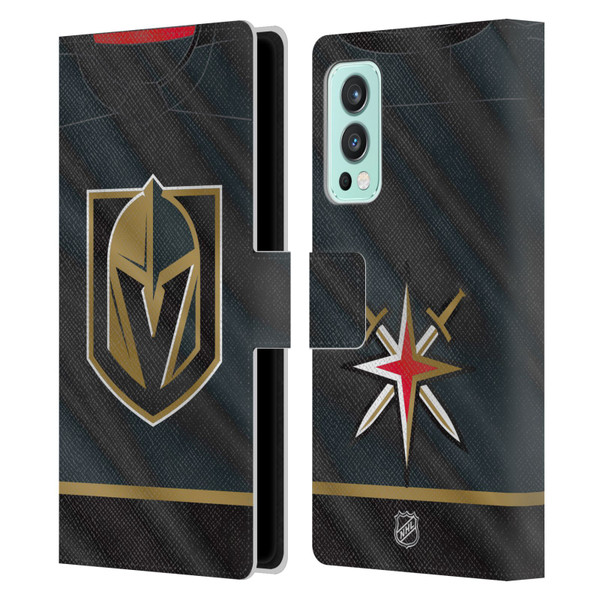 NHL Vegas Golden Knights Jersey Leather Book Wallet Case Cover For OnePlus Nord 2 5G