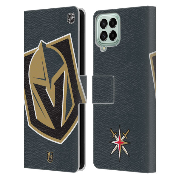 NHL Vegas Golden Knights Oversized Leather Book Wallet Case Cover For Samsung Galaxy M53 (2022)
