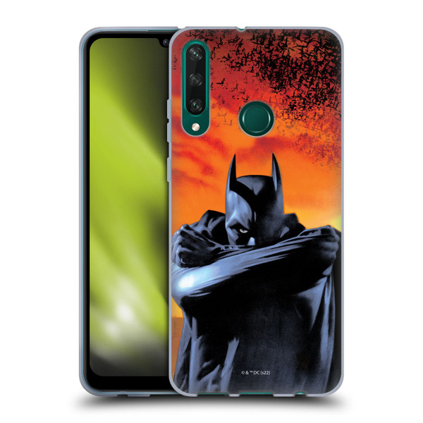 Batman Begins Graphics Character Soft Gel Case for Huawei Y6p