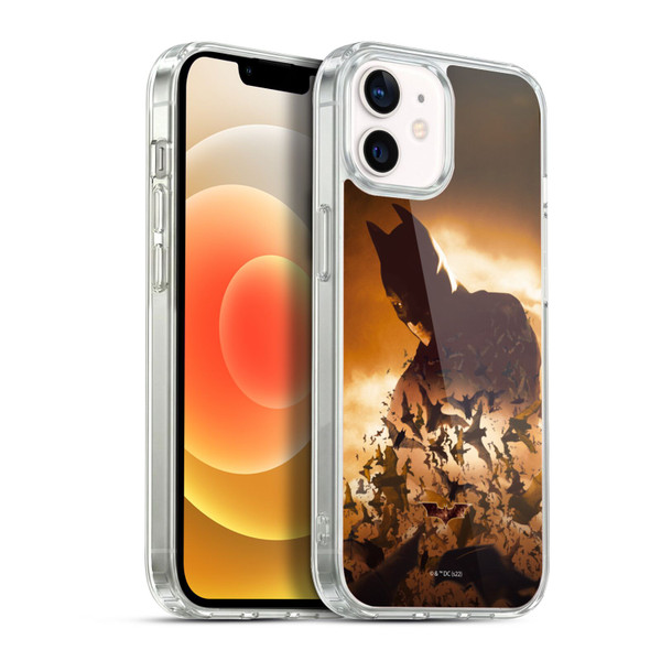 Batman Begins Graphics Poster Soft Gel Case for Apple iPhone 12 / iPhone 12 Pro & MagSafe