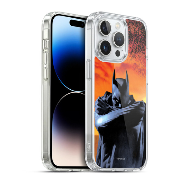 Batman Begins Graphics Character Soft Gel Case for Apple iPhone 14 Pro & MagSafe