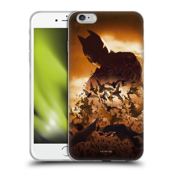 Batman Begins Graphics Poster Soft Gel Case for Apple iPhone 6 Plus / iPhone 6s Plus