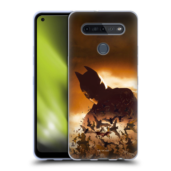 Batman Begins Graphics Poster Soft Gel Case for LG K51S