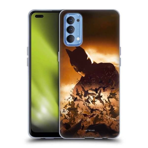 Batman Begins Graphics Poster Soft Gel Case for OPPO Reno 4 5G