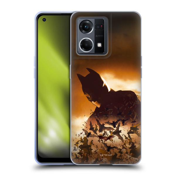 Batman Begins Graphics Poster Soft Gel Case for OPPO Reno8 4G