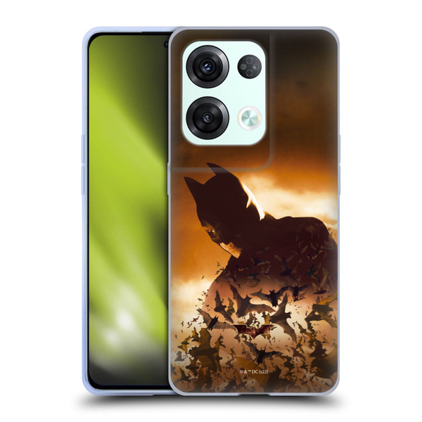 Batman Begins Graphics Poster Soft Gel Case for OPPO Reno8 Pro