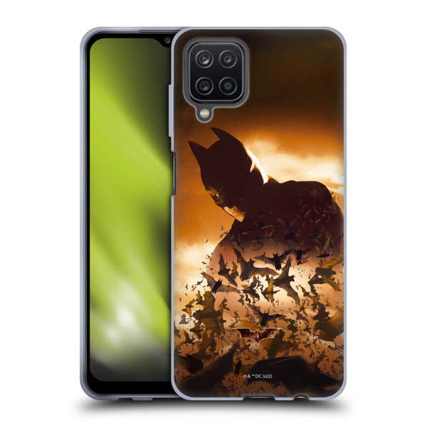 Batman Begins Graphics Poster Soft Gel Case for Samsung Galaxy A12 (2020)