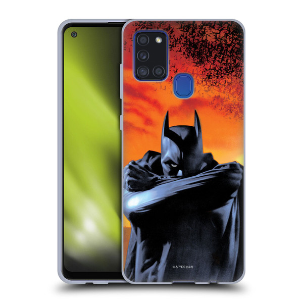 Batman Begins Graphics Character Soft Gel Case for Samsung Galaxy A21s (2020)