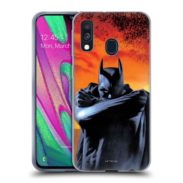 Batman Begins Graphics Character Soft Gel Case for Samsung Galaxy A40 (2019)