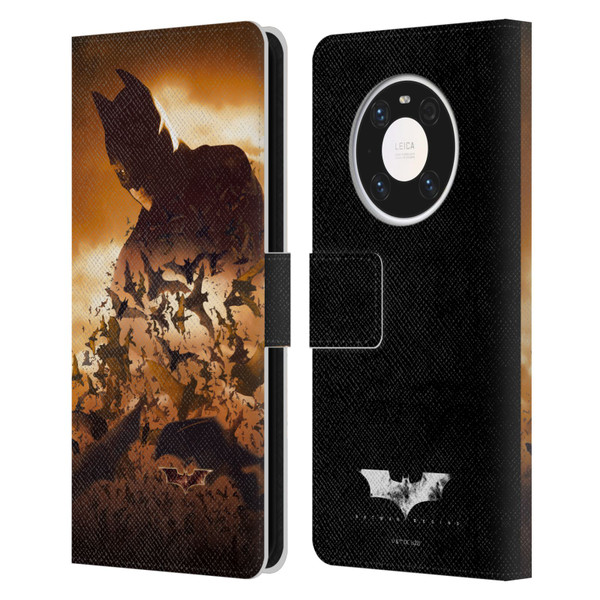 Batman Begins Graphics Poster Leather Book Wallet Case Cover For Huawei Mate 40 Pro 5G