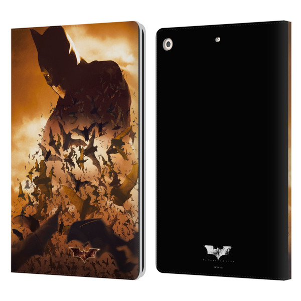 Batman Begins Graphics Poster Leather Book Wallet Case Cover For Apple iPad 10.2 2019/2020/2021