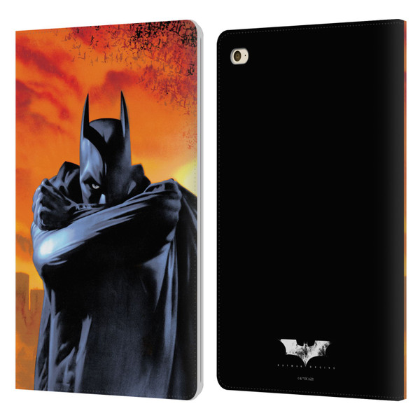 Batman Begins Graphics Character Leather Book Wallet Case Cover For Apple iPad mini 4
