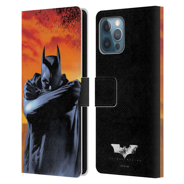 Batman Begins Graphics Character Leather Book Wallet Case Cover For Apple iPhone 12 Pro Max