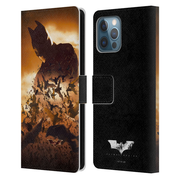 Batman Begins Graphics Poster Leather Book Wallet Case Cover For Apple iPhone 12 Pro Max