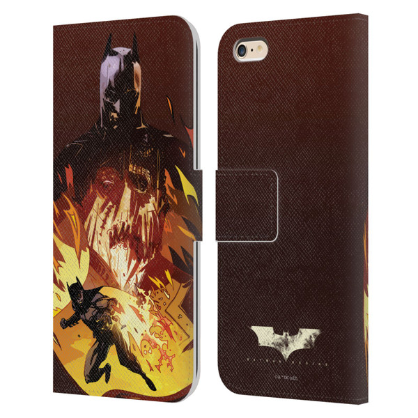 Batman Begins Graphics Scarecrow Leather Book Wallet Case Cover For Apple iPhone 6 Plus / iPhone 6s Plus