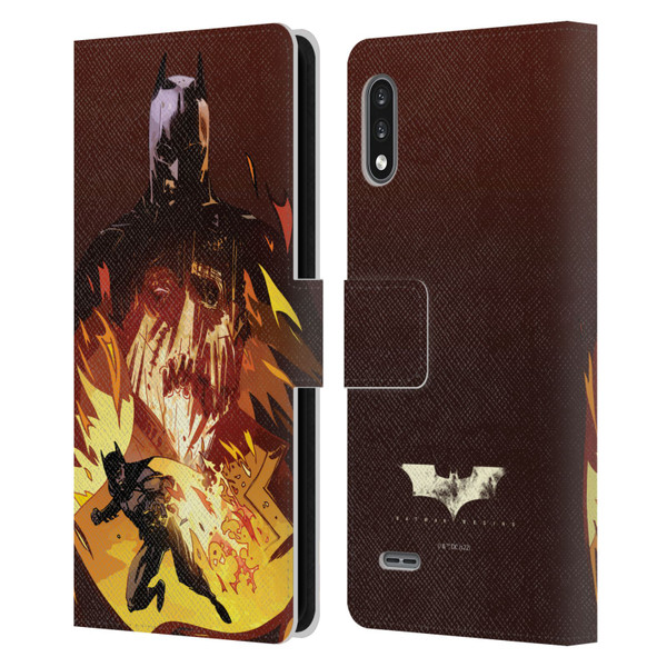 Batman Begins Graphics Scarecrow Leather Book Wallet Case Cover For LG K22